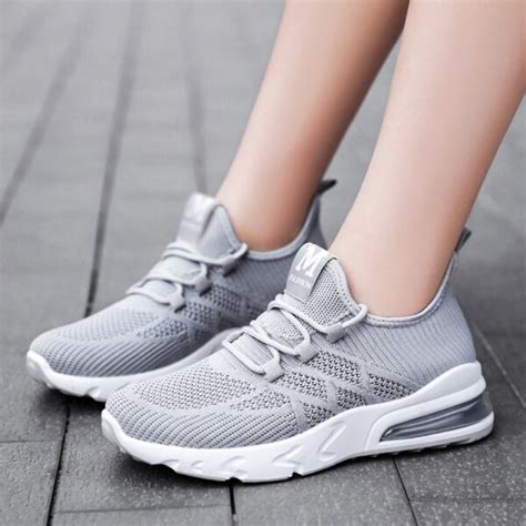 grey casual sneakers women's.